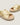 Lily Gold Leather Criss Cross Espadrille - Odissi - 3