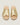 Lily Gold Leather Criss Cross Espadrille - Odissi - 4