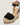 Lily Black Cotton Fringes High Wedge Espadrille - Odissi - 3