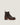 Faye Dark Brown Leather Chelsea Bootie - Odissì