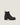 Faye Black Leather Chelsea Bootie - Odissi