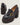 Gabriella Black Leather Platform Loafer - Odissi - 3
