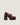 Gabriella Burgundy Leather Platform Loafer - Odissi