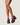 Gabriella Burgundy Leather Platform Loafer - Odissi - 5