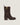 Hailey Dark Brown Leather Biker Boot - Odissi - 1
