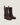 Hailey Dark Brown Leather Biker Boot - Odissì - 2