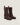 Hailey Dark Brown Leather Biker Boot - Odissi - 2