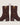 Hailey Dark Brown Leather Biker Boot - Odissi - 3