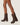 Hailey Dark Brown Leather Biker Boot - Odissi - 5