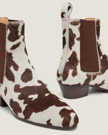 Ella Cow Fur Ankle Boot - Odissi - 3
