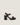 Brianne Black Leather Platform Sandal - Odissi