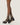 Brianne Black Leather Platform Sandal - Odissi - 5