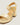 Brianne Gold Leather Platform Sandal - Odissi - 3
