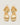 Brianne Gold Leather Platform Sandal - Odissi - 4