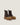 Ornella Dark Brown Rubber Lugged-Sole Bootie - Odissi - 2