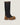 Emilie Black Calf Leather Rubber Lugged-Sole Riding Boot - Odissi