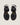 Olivia Black Leather Thong Heel Sandal - Odissi - 4
