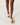 Lily Gold Leather Criss Cross Espadrille - Odissi - 5