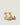 Lily Gold Leather Mid Wedge Espadrille - Odissi - 2