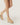 Lily Gold Leather Mid Wedge Espadrille - Odissi - 5