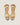 Lily Gold Leather High Wedge Espadrille - Odissi - 4