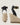 Lily Black Leather High Wedge Espadrille - Odissi - 3