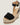 Lily Black Cotton Fringes High Wedge Espadrille - Odissi - 3