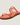 Juliet Orange Leather Flat Sandal - Odissi - 3