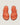 Juliet Orange Leather Flat Sandal - Odissi - 4