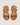 Jackie Tan Leather Flat Sandal - Odissi - 4