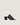 Nour Black Soft Braided Heel Sandal - Odissi
