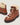 Heidi Brown Shearling Leather Hiking Boot - Odissi - 3