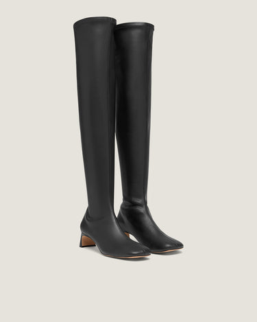 Francoise Leather High Stretch Over The Knee Boot - Odissi - 2